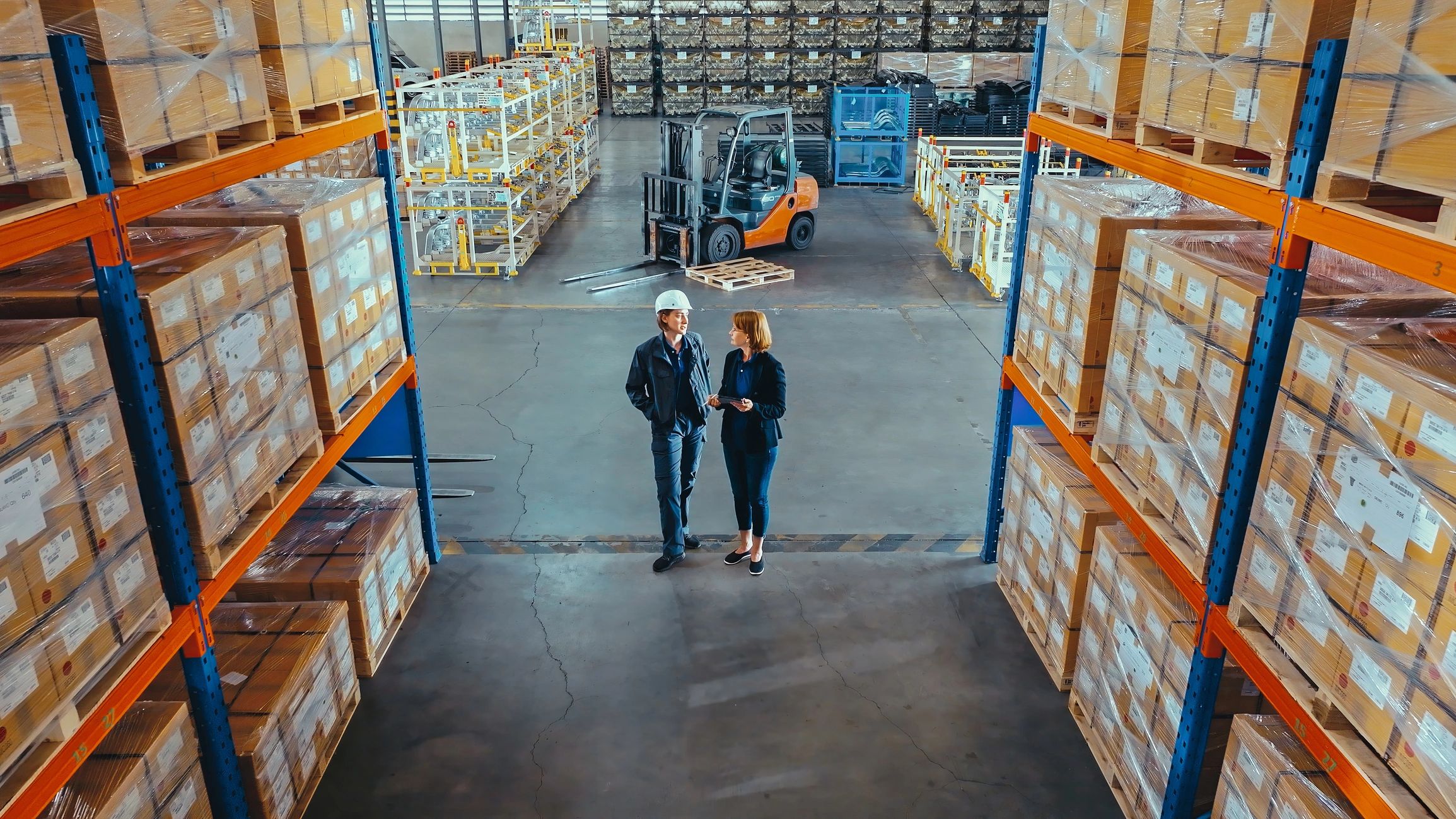Advisors discussing operational insight with a client